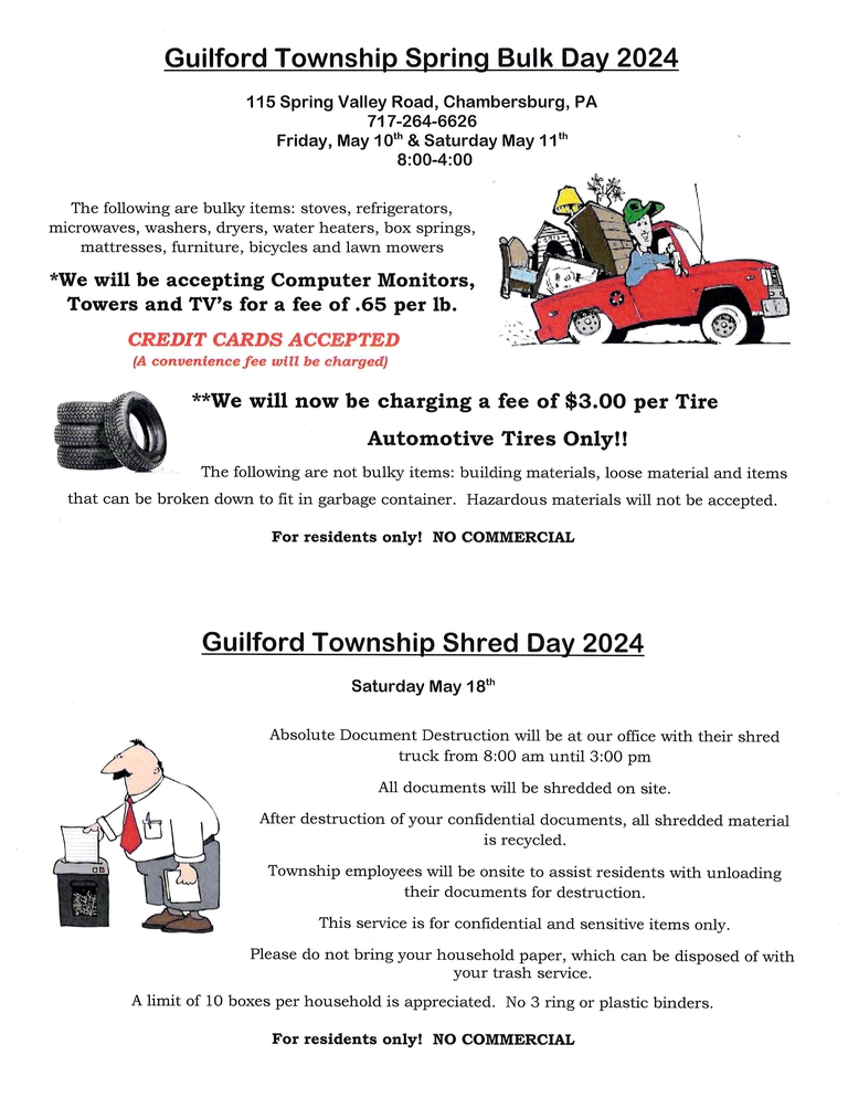 Official Website of Guilford Township, Pennsylvania Board of Supervisors